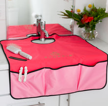 Load image into Gallery viewer, SYNKBIB Sink Cover - Bathroom Sink Organizer with Storage Pockets
